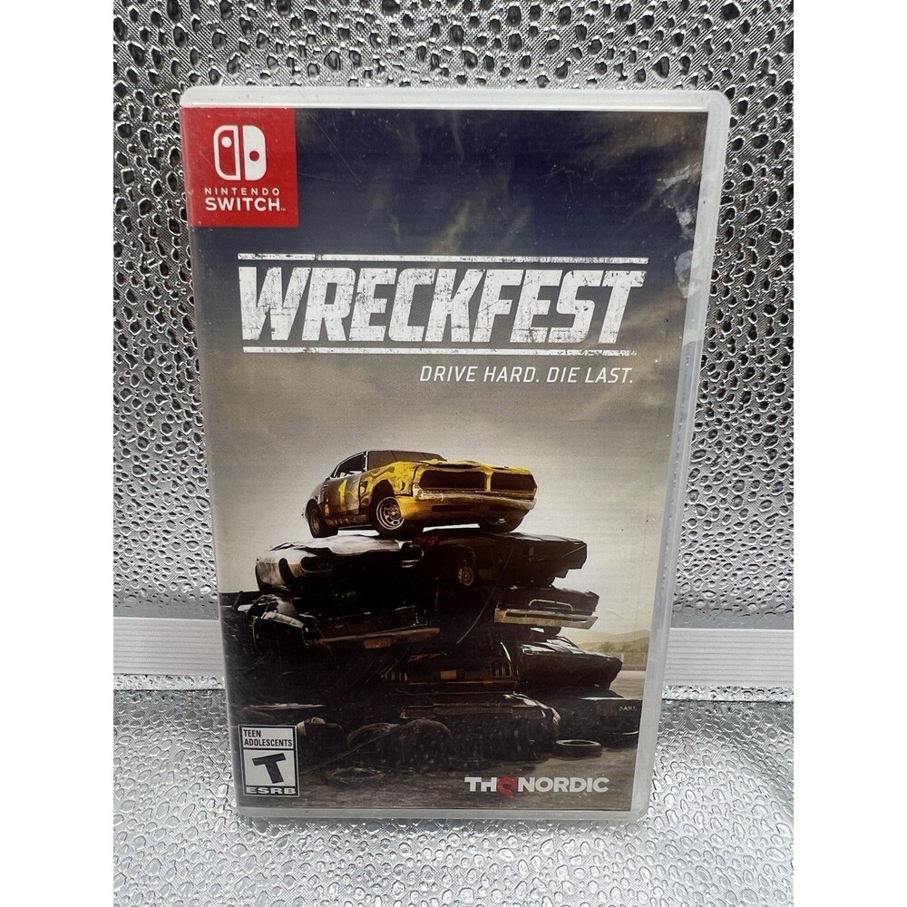 Wreckfest Drive Hard Die Last- Nintendo Switch Tested/Works With Case D988